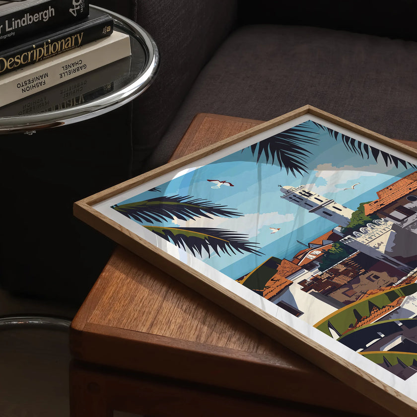 Zanzibar Retro Travel Illustration