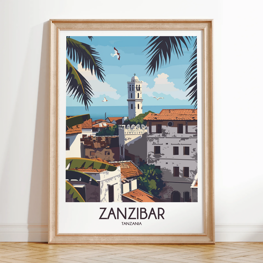 Zanzibar Souvenir Poster Print