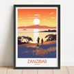 Zanzibar Travel Memory Gift