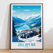 Zell Am See Destination Art Gift