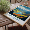 Zell Am See Modern Travel Poster