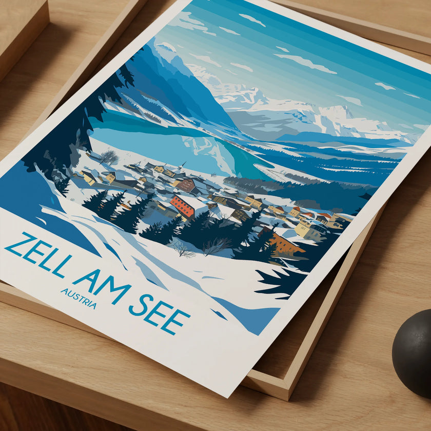 Zell Am See Scenic Landscape Art