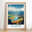 Zell Am See Scenic Landscape Art