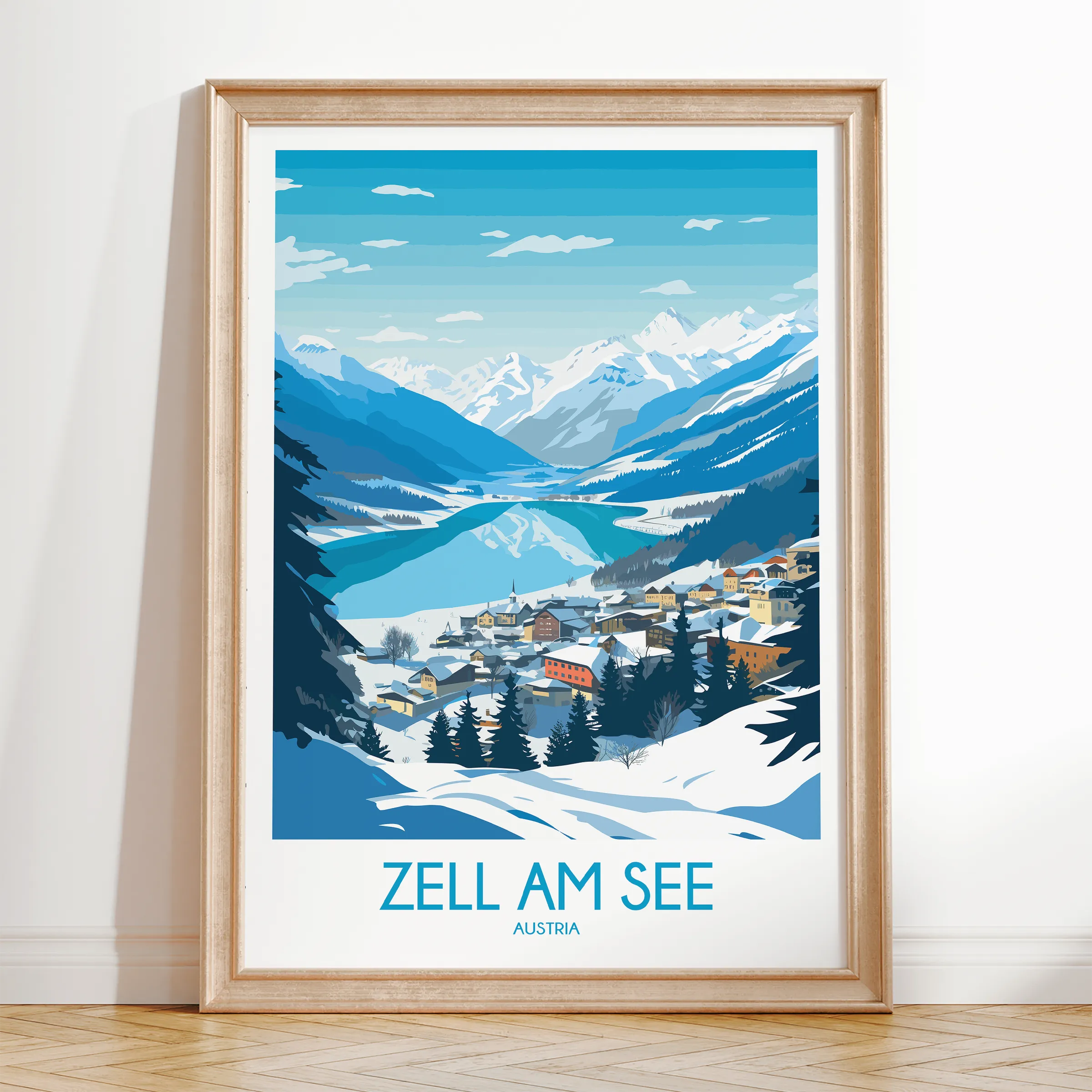 Zell Am See Travel Memory Gift