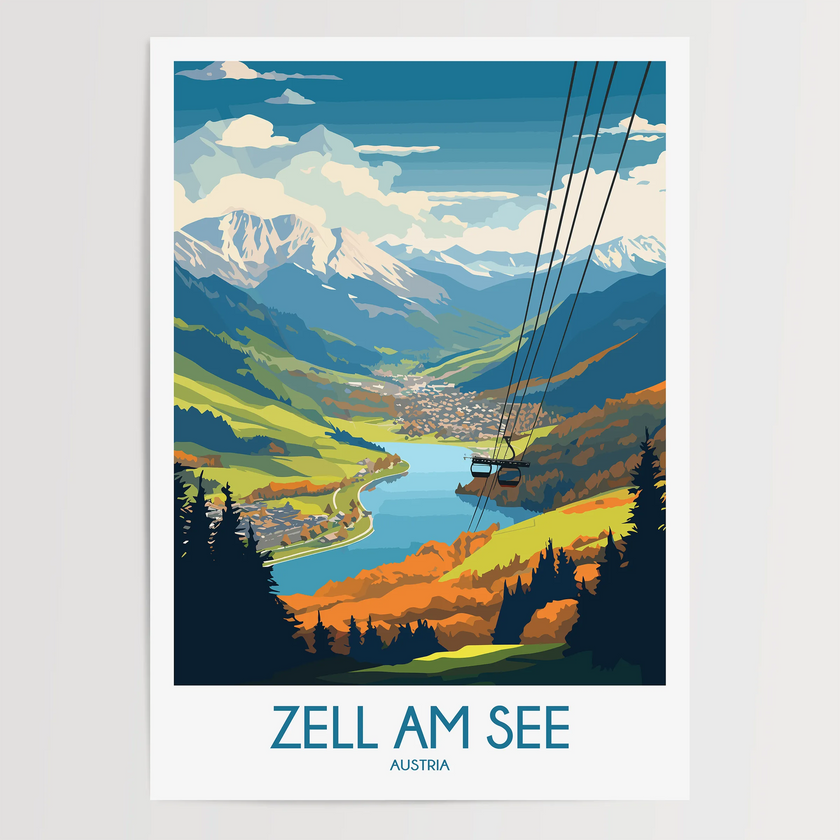 Zell Am See Travel Memory Gift
