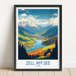 Zell Am See Vintage Style Print