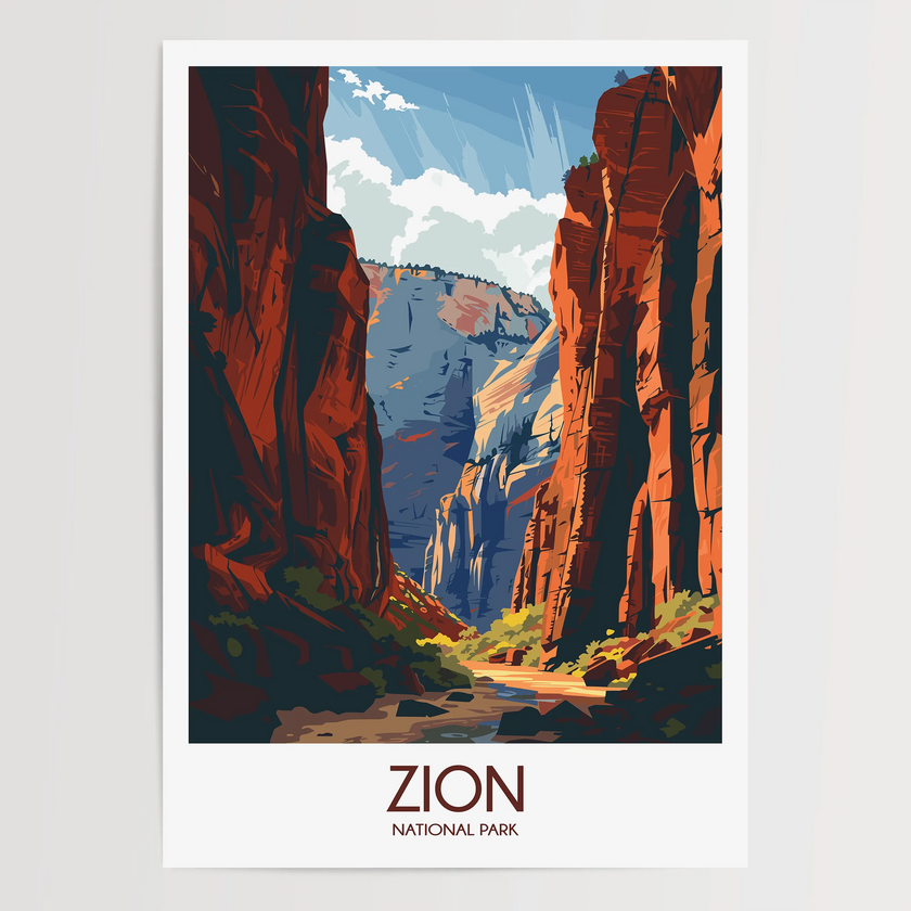 Zion Destination Art Gift