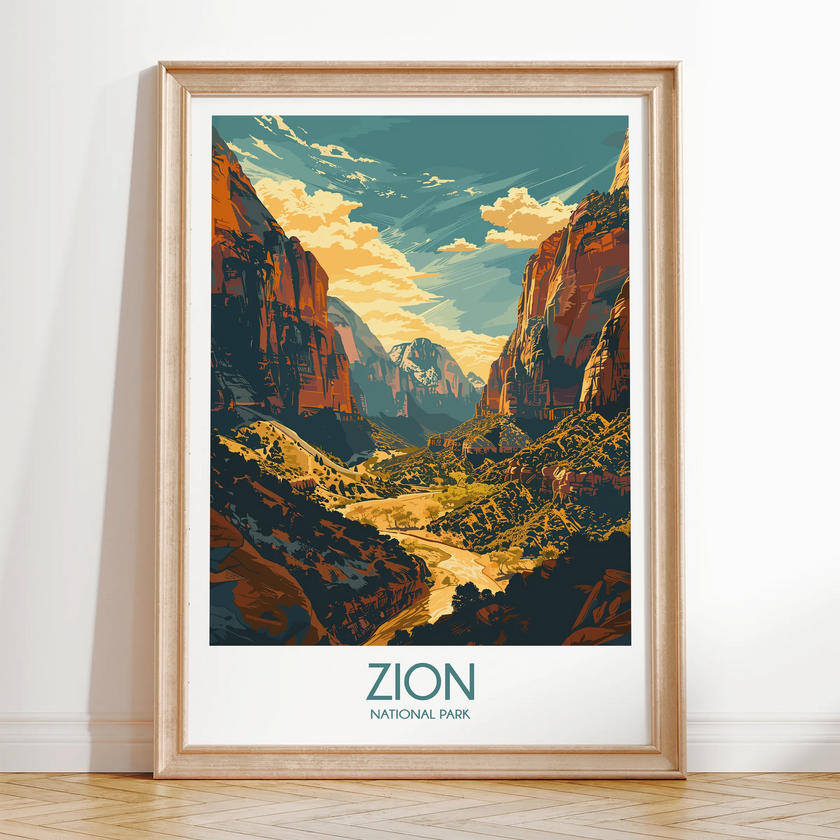 Zion Scenic Landscape Art