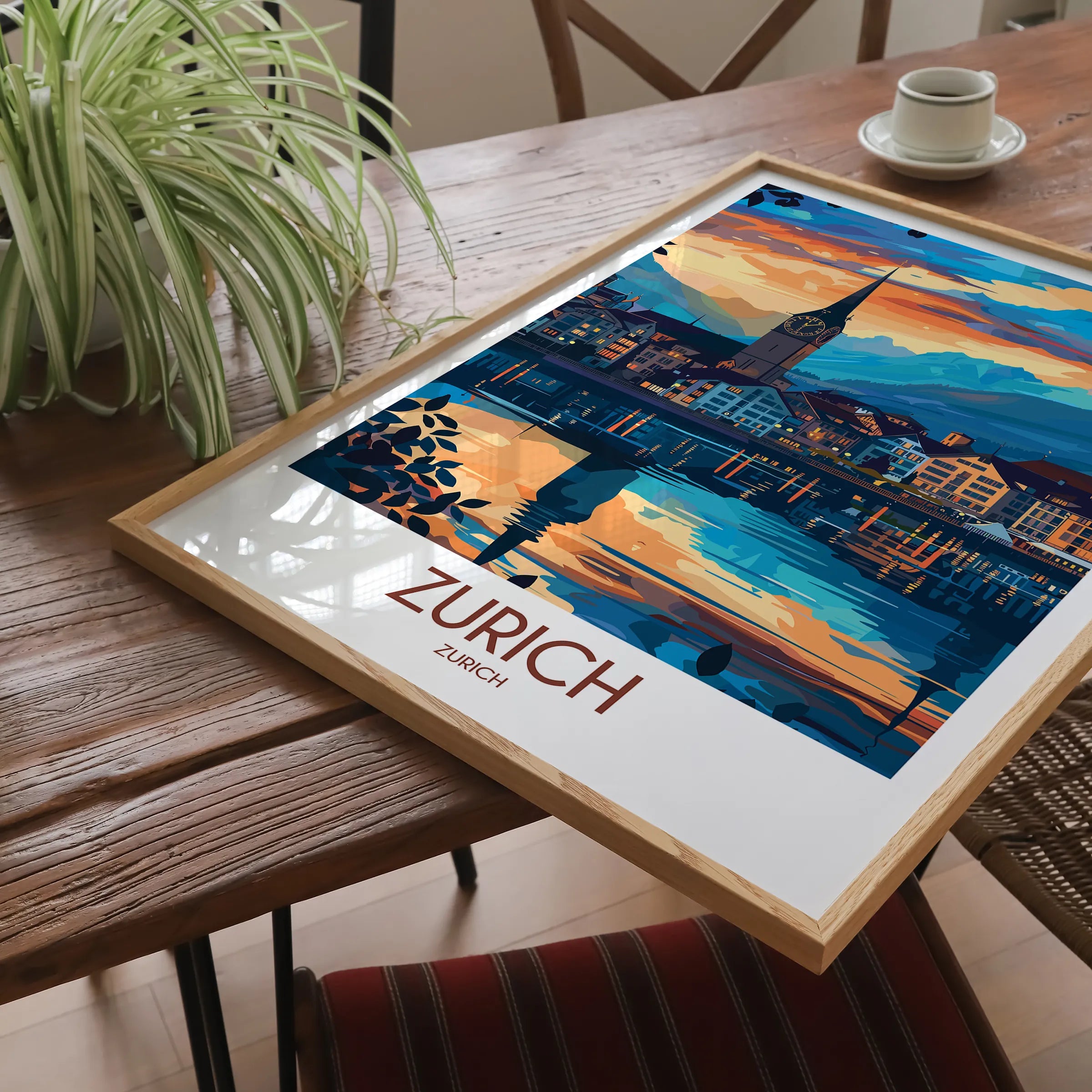 Zurich Souvenir Poster Print
